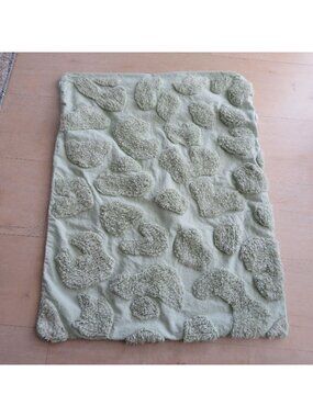 D Studio Textured Sage Green Chenille Pillow Sham 20"x26" 100% Cotton